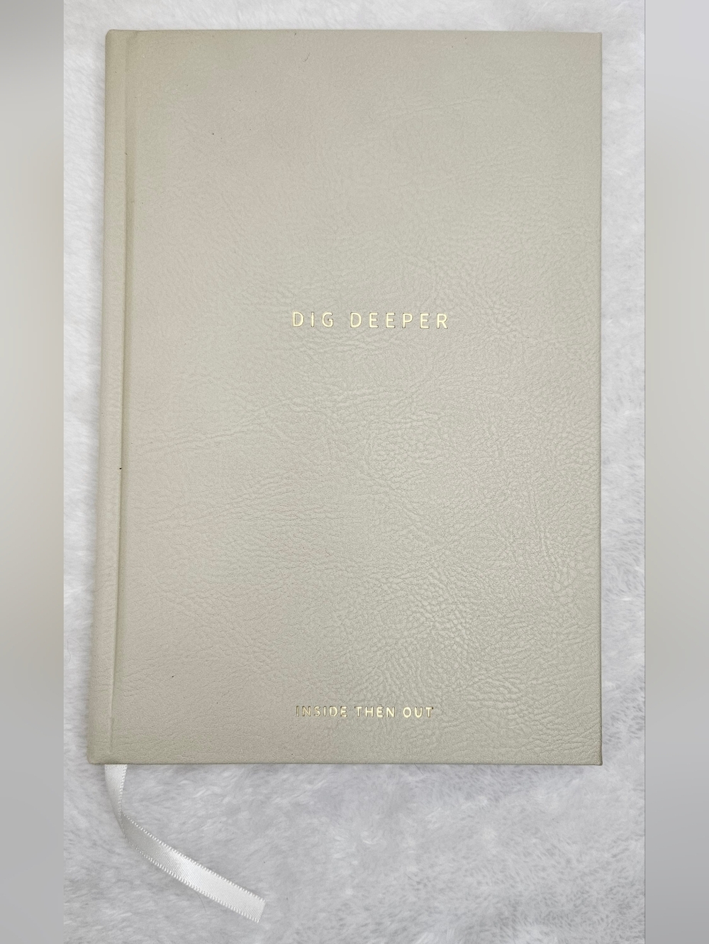 Dig Deeper Journal - Undated Thoughtful Journal Prompts Hardcover Book